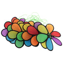 10m Fordable Rainbow Flower Windmill String Whirligig Wheels Garden Camping Decoration