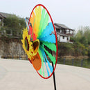 Rainbow Windmill Wind windsocks Whirligig Wheel Windsocks Home Yard Camping Decor Outdoor Toy