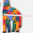 26 Pieces Wooden Alphabet Number Jigsaw Puzzle Blocks Kids Preschool Letter A-Z Learning Toy Hand-eye Coordination Toy Giraffe