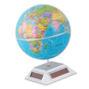 15cm Solar Powered Self Rotating World Globe Geography Atlas Toy Desk Ornament
