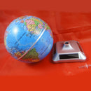 15cm Solar Powered Self Rotating World Globe Geography Atlas Toy Desk Ornament