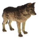 Highly Details Nature Animal Model Action Figurine Kids Educational Novelty Toy Green Wolf