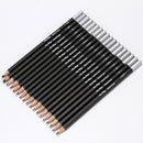 29 Pieces Sketch Pencil Set Charcoal Pencils with Square Zipped 36-holes Bag