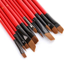 36pcs Paint Brush Artist Brushes Set Roll Up Canvas Bag Painting Supplies