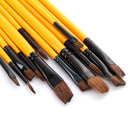 36pcs Paint Brush Artist Brushes Set Roll Up Canvas Bag Painting Supplies
