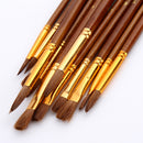 38pcs Paint Brush Artist Brushes Set Roll Up Canvas Bag Painting Supplies