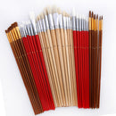 38pcs Paint Brush Artist Brushes Set Roll Up Canvas Bag Painting Supplies