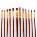 38pcs Paint Brush Artist Brushes Set Roll Up Canvas Bag Painting Supplies