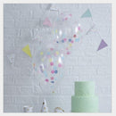 5 Pieces Confetti Clear Latex Helium 12" Balloons Home Party Decoration Wedding Supplies Inflatable Toy