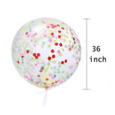 36' 'Large Confetti Balloon Latex Helium Balloon Wedding Birthday Party Decor