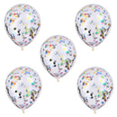 5 PCS 12'' Large Helium Float Balloon Colorful Confetti Balloons Birthday Wedding Party Latex Balloons