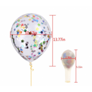 5 PCS 12'' Large Helium Float Balloon Colorful Confetti Balloons Birthday Wedding Party Latex Balloons