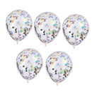 5 PCS 12'' Large Helium Float Balloon Colorful Confetti Balloons Birthday Wedding Party Latex Balloons