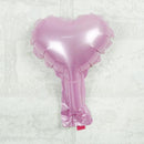 16Pcs Reusable Iridescent Heart Foil Helium Balloons Birthday Wedding Party Home Decor Romantic