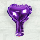 16Pcs Reusable Iridescent Heart Foil Helium Balloons Birthday Wedding Party Home Decor Romantic