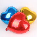 16Pcs Reusable Iridescent Heart Foil Helium Balloons Birthday Wedding Party Home Decor Romantic