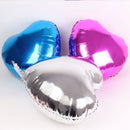 16Pcs Reusable Iridescent Heart Foil Helium Balloons Birthday Wedding Party Home Decor Romantic