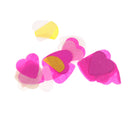 1 Pack 1000 Pieces Multicolor Round Heart Shaped Colorful Confetti Latex Balloon Accessories Party Supplies