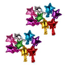 16Pcs Reusable Iridescent Star Foil Helium Balloons Birthday Wedding Party Decor Romantic