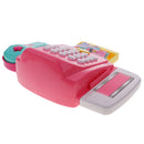 Realistic Actions Plastic Electronic Cash Register Supermarket Playset Toys with Scanner Sounds Green Pink