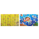 Wood Puzzle Jigsaw 60 Pieces Dog Cartoon Number Cognitive Kids Parents Interactive Games with Iron Box