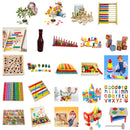 DIY Wood Inserted Tree Assemble Building Blocks Parents Kids Home Interactive Toy Educational Puzzle Green