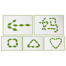 DIY Wood Inserted Tree Assemble Building Blocks Parents Kids Home Interactive Toy Educational Puzzle Green