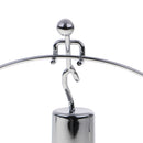 Metal Motion Toy Weightlifter Mold Stainless Steel Weightlifting Perpetual Balance Art Education Gadget Office Desk Decor Xmas Gift