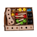 30Pcs Wooden Building Blocks DIY Model Car Kids Construction Puzzle Toy Gift Educational