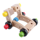 30Pcs Wooden Building Blocks DIY Model Car Kids Construction Puzzle Toy Gift Educational
