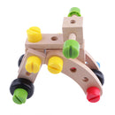30Pcs Wooden Building Blocks DIY Model Car Kids Construction Puzzle Toy Gift Educational