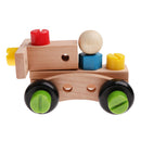 30Pcs Wooden Building Blocks DIY Model Car Kids Construction Puzzle Toy Gift Educational