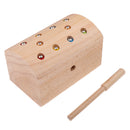 Wooden Magnetic Catch Insects Game Toys Kids Early Education Puzzle Children Toys Wood Color
