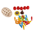 4.7x4.7inch Children Wooden Magnetic Colorful Hedgehog Blocks Model Puzzle Assemble Toys for Baby Kids Early Education Fine Motor Skills