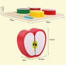 Kitchen Pretend Role Play Wood Fruits Banana Set Kids Cutter Toy Interactive Games