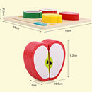 Colorful Kitchen Pretend Role Play Wood Fruits Strawberry Set Kids Cutter Toy Interactive Games