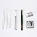 Set of 29 Pieces Assorted Sketching Charcoal Pencil Set Sketch Pencils w/ Zip 36-holes Pencial Bag Red