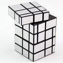 2in1 Conjoined Mirror Magic Cube Speed Cube Twist Puzzle Brain Teaser Game Kids Educational Toy Holiday Gift