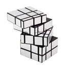 2in1 Conjoined Mirror Magic Cube Speed Cube Twist Puzzle Brain Teaser Game Kids Educational Toy Holiday Gift