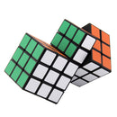3x3x3 2 Conjoined Magic Cube Speed Cube Twist Puzzle Brain Teaser Game Toy