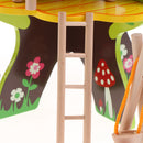 Baby DIY Assemby Toy Wood Tree Doll House Building Educational Pretend Toy