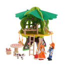 Baby DIY Assemby Toy Wood Tree Doll House Building Educational Pretend Toy