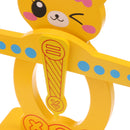 Cute Wooden Fruit Digital Blocks Balancing Scale Building Blocks Stacking Mathematics Toy