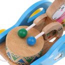 Baby Developmental Toy Toddler Wooden Car Cartoon Animanl Play Drum Sound Maker Toys