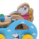 Baby Developmental Toy Toddler Wooden Car Cartoon Animanl Play Drum Sound Maker Toys