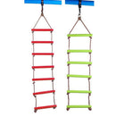 New Children Outdoor Playhouse Plastic 6 Rungs Rope Climbing Ladder Garden Playground Toy Red