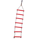 New Children Outdoor Playhouse Plastic 6 Rungs Rope Climbing Ladder Garden Playground Toy Red