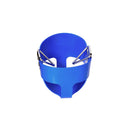 High Quality Children High Back Full Bucket Swing Seat with Metal Triangle Playground Backyard Outdoor Fun Toy Blue