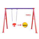 Kids Safety Heavy Load Bearing High Back Full Bucket Swing Seat Playground Summer Outdoor Fitness Game Fun Swingset Toy Yellow