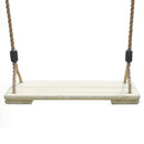 Kids Indoor Outdoor Wooden Flat Swing Seat Backyard Garden Fun Playground Swingset Toy